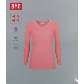 BYC 에어메리 여내복상의 두꺼운 여성겨울 성인면내의 환절기 할머니에어메리 순면 동내의