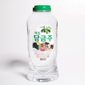  이도 담금주 30도 5L 친환경 유기농 소주 증류주 조은술세종 대용량 담금용 술