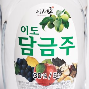 이도 담금주 30도 5L 친환경 유기농 소주 증류주 조은술세종 대용량 담금용 술