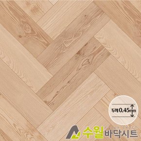 [점착 바닥시트/수월] HBS-77703 헤링본스튜디오 메이플우드