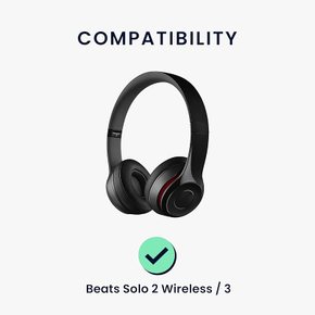 kwmobile 2x 헤드폰 커버- Beats Solo 2 Wireless / 3