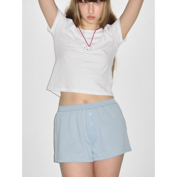 Stripe Boxer Shorts LIGHT BLUE