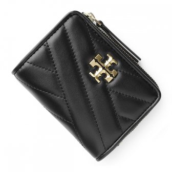  TORY BURCH 2 153121 001 KIRA CHEVRON BI FOLD 토리 버치 접는 지갑 동전 지갑 첨부 블랙