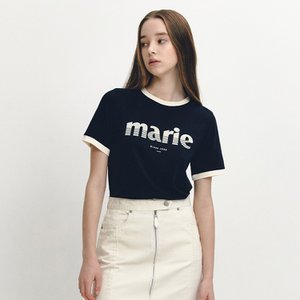 마리끌레르 마리 후로킹 반팔 티셔츠(MAEBTS06MNY)
