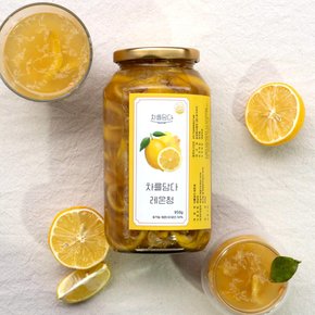 유기농 레몬청 950g] 제주 레몬 수제차 과일청
