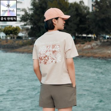 스노우피크 [25/SS박규영착용] S25MWFTS71 소로나 여성 트로피컬 반팔 티셔츠