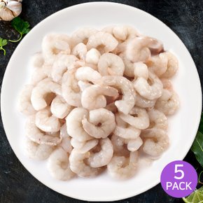 [마칸] 생새우살 깐새우 1kg 중 200g x 5팩 팩당 30~40마리