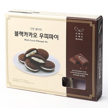 글로벌푸드 [화과방]블랙 카카오 우피파이 30g x 12개입