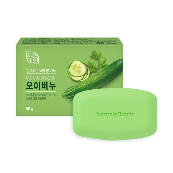 자연미인 오이비누 90g x 12개