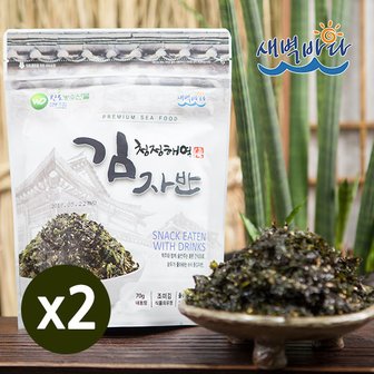 새벽바다 완도 청정해역 조미 김자반볶음 70g x 2봉 LAJB702