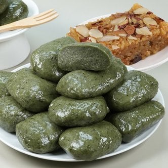  국내산찹쌀 소소락 쑥개떡 1kg+영양약밥 1kg