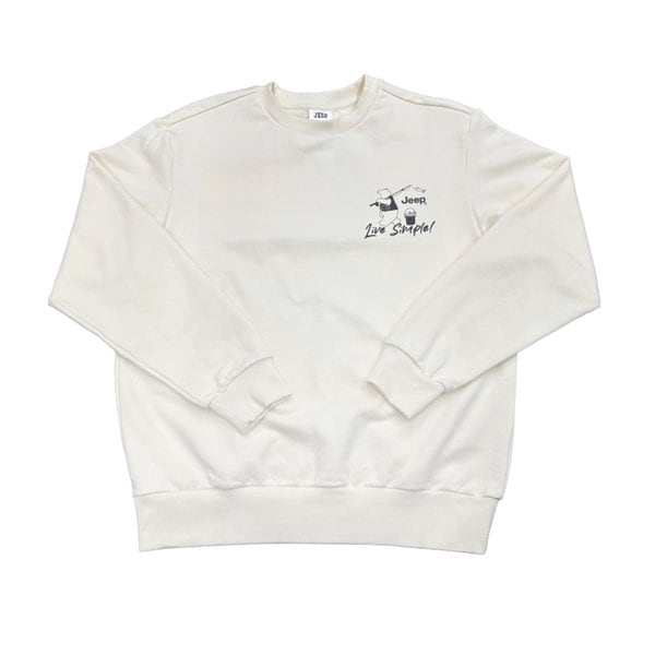 [여주점] 지프 심플 스몰곰 맨투맨 JQ1TSU895IV