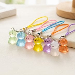 테루테루보즈 키링 날씨 맑음 맑음이인형[일본 행운 유령 키홀더 만들기 버즈 에어팟 꾸미기]