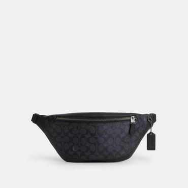 이스퀘어 5380336 Coach Warren Belt Bag In Signature Canvas