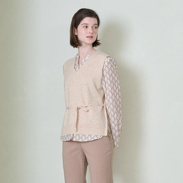 BCBG BACK RIBBON VEST (B4S2K511)