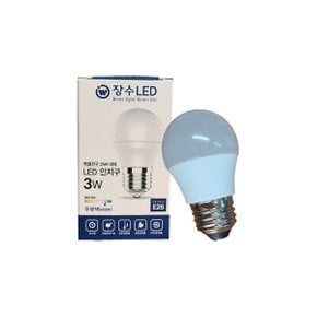 LED전구 3W 주광색 E26 LED램프 인테리어조명