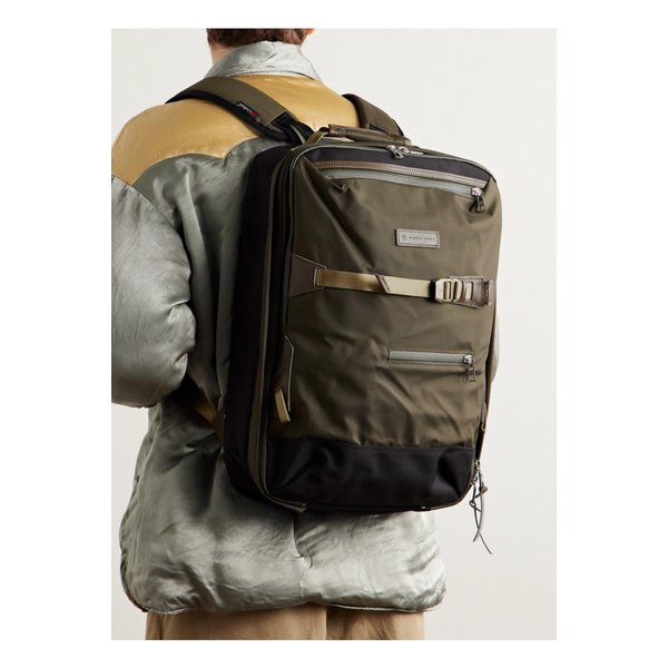 마스터피스 포텐셜 2웨이 가죽 웹빙 트리밍 코듀라 마스터텍스 백팩 1647597355343855