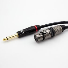 국산 제작 5.5 모노 TO XLR 암 케이블 0.5M HT-TP288