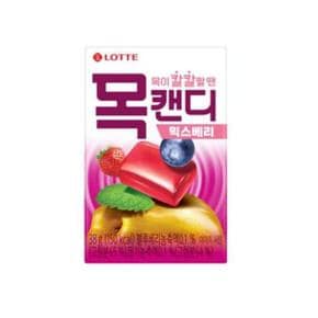 롯데제과 목캔디 믹스베리 38g 12개