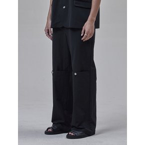 Button Pocket Pants_Black