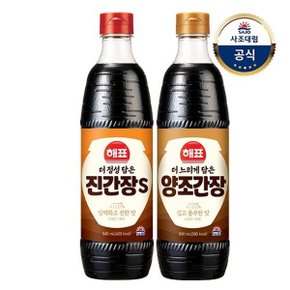 [사조대림] 더정성담은 진간장S 840ml x1개 +더느리게담은 양조간장 ...