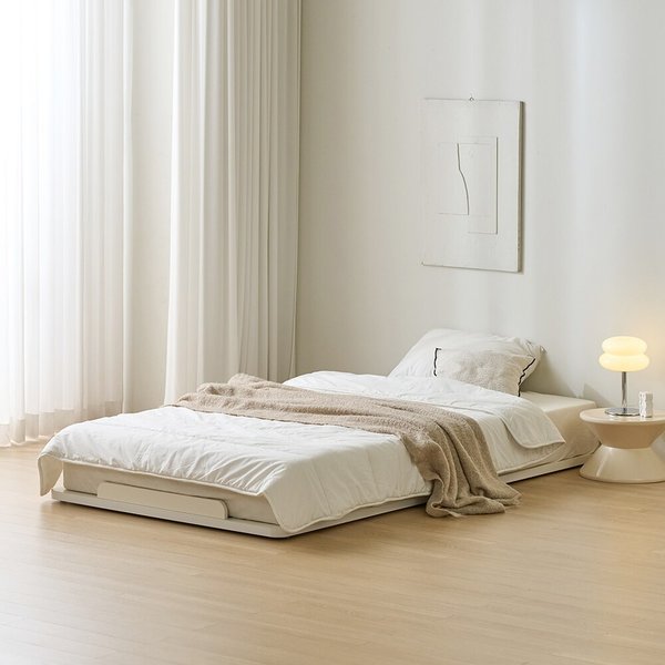 [착불] 우아미가구 코엔 저상형 침대 프레임 단품 SS