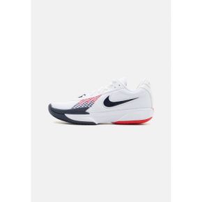 5138297 Nike AIR ZOOM G.T. CUT ACADEMY - Basketball shoes white/obsidian/sport red