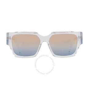 4436351 Dior Pink Gradient Blue Square Mens Sunglasses