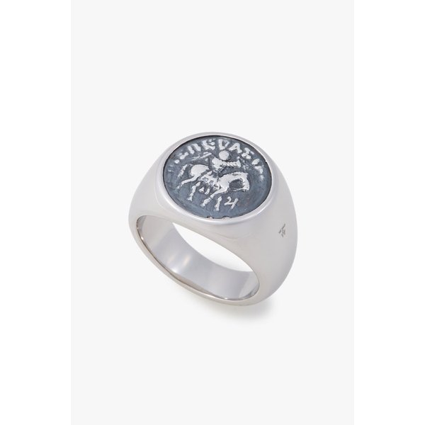 [TOM WOOD] 실버 코인 링 4716129103000