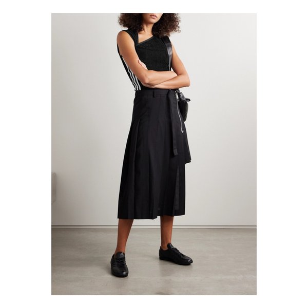 Y-3 비대칭 스트라이프 스트레치 저지 트리밍 브러시드 메시 탱크 1647597343786577