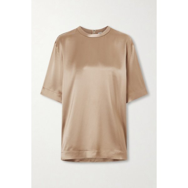 베이지 새틴 티셔츠 46376663162936387