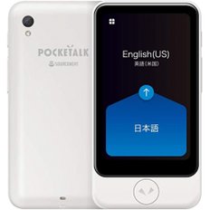 포켓토크POCKETALK S Plus PTSPGW [공식 스토어 한정] () 글로벌 통신(2년) 첨부 화이트