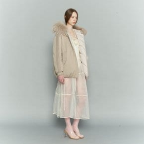 라쿤트리밍 리버시블 다운패딩 (J22340SS)