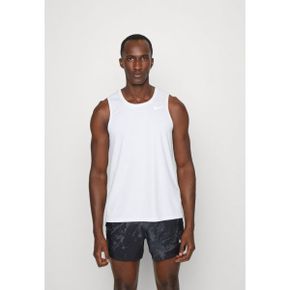 4801491 Nike MILER TANK - Top white/reflective silver