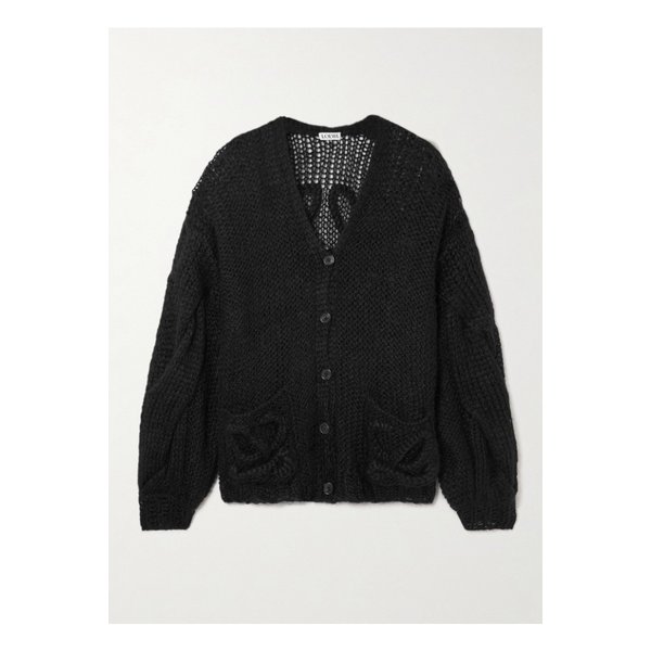 아나그램 자수 오픈 니트 모헤어 블렌드 가디건 1647597350671336