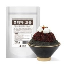 [화과방] 흑임자 고물 200g / 빙수재료 빙수 빙수토핑 흑임자빙수 ...