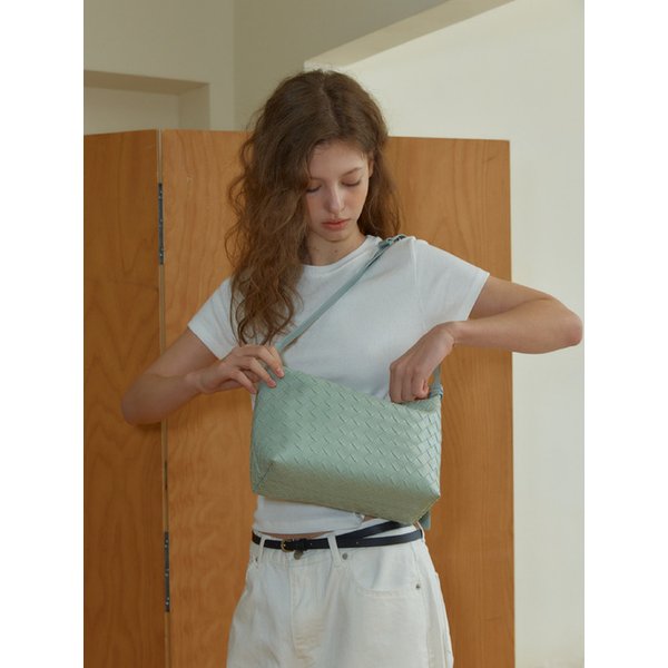 ANC WEAVING MESH MINI BAG_MINT