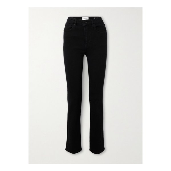 펜슬 슈퍼 스트레치 미드라이즈 스키니 진 블랙 1647597354414785