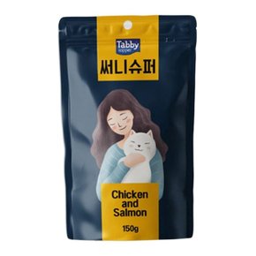 생활바이블 고양이 간식 치킨과 연어150g 영양간식 (WE978D4)