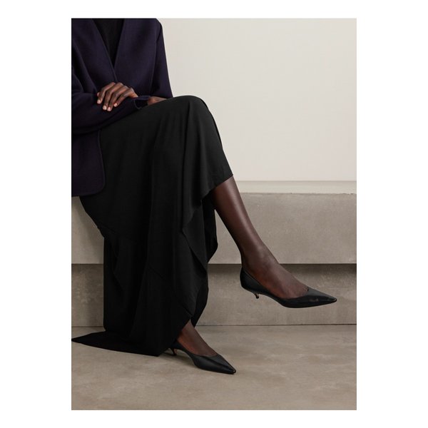 리사 가죽 펌프스 블랙 46376663162895522