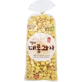  마카로니 뻥튀기 대롱칼라 160g x 10봉지 1박스 대롱과자 칼라쌀튀밥 참맛콘 백옥콘 떡국