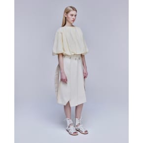 [파주점] [송지오우먼] 볼륨 드레이프 크롭탑 레몬 WH3TP305LM