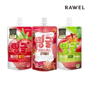팅글 곤약젤리 10팩 3가지맛 골라담기 히비스커스 콜라겐 딸기 유산균 사과맛