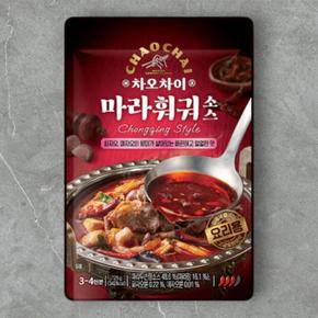 샘표 차오차이 마라훠궈소스 (3-4인분) 125g 중화요리 감칠맛