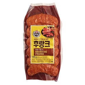 숯불갈비 축산가공식품 백설 후랑크 120G 소시지