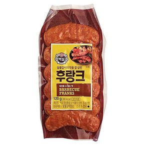 숯불갈비 축산가공식품 백설 후랑크 120G 소시지
