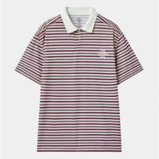 CLASSIC POLO STRIPE NAVY RED