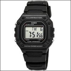 타임플래닛 CASIO W-218H-1A 카시오 시계 우레탄밴드_