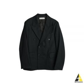 24FW UNCONSTRUCTED DB BLAZER Black Panama Wool (M4200DBBP) (언컨스트럭티드 블레