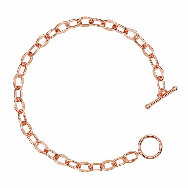 로즈골드 볼드 토글 체인 팔찌